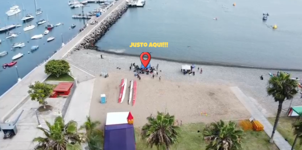 Punto de encuentro en Playa Cantolao